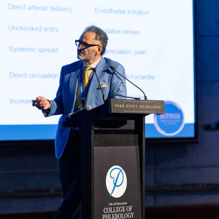Chris discussing advancing lipoedema care