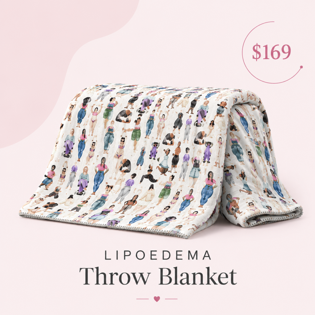 Lipoedem throw blanket