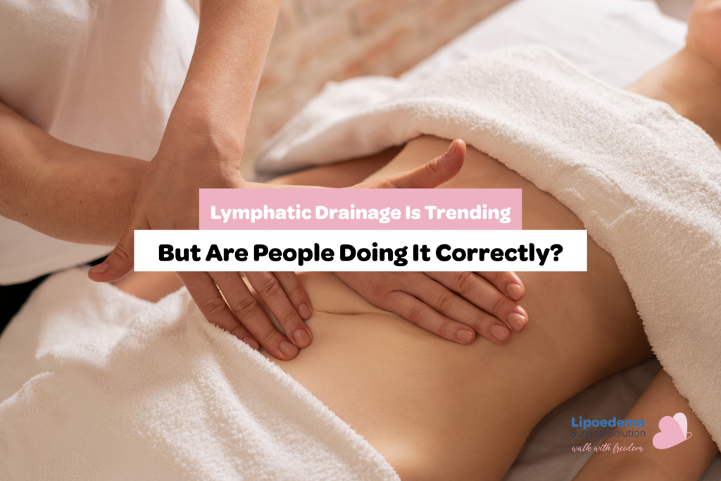 Lymphatic drainage is trending, but are people doing it correctly?
